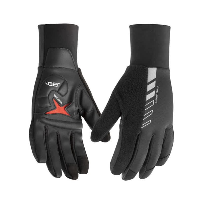 Louis Garneau Black Biogel Thermo Long Finger Gloves