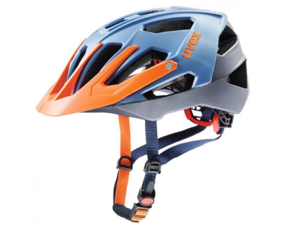 Uvex Quatro Blue/Silver/Orange MTB Helmet
