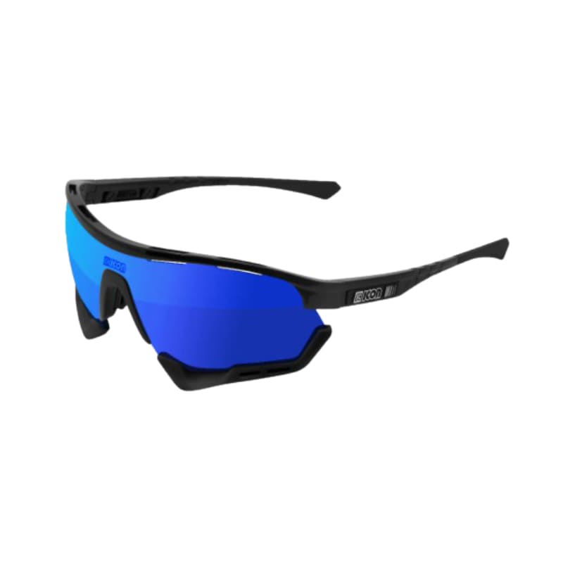 Scicon Black Gloss / Multimirror Blue Aerotech Sunglasses 