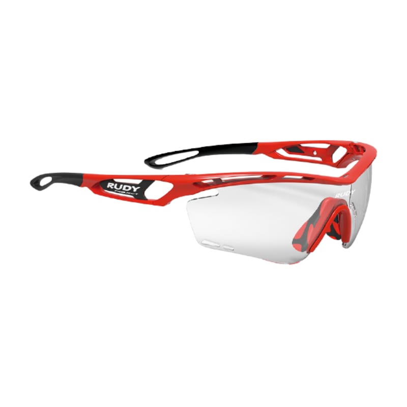 Rudy Project Unisex Fire Red and IIMPX2 Black Tralyx Sport Sunglasses