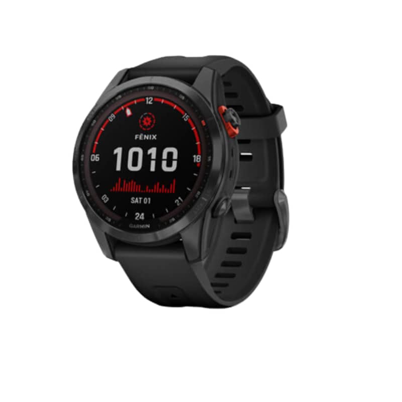 Garmin Fenix 7S Solar Slate Gray with Black Band Smart Watch