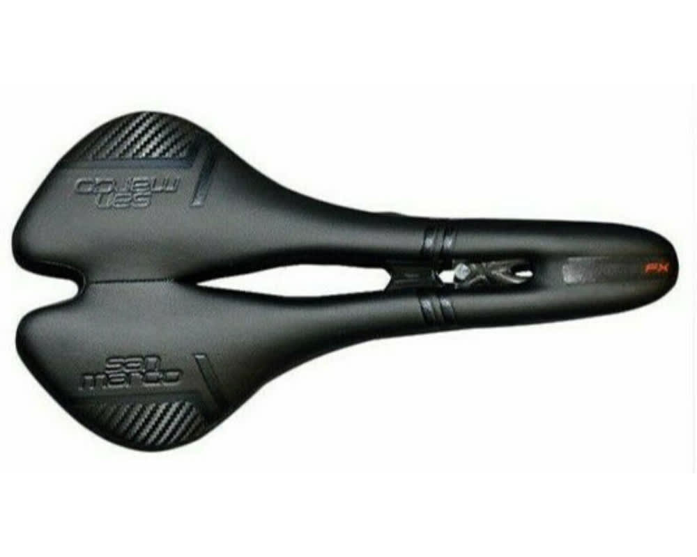 Selle San Marco Aspide Carbon FX Wide Open-Fit Saddle - Black