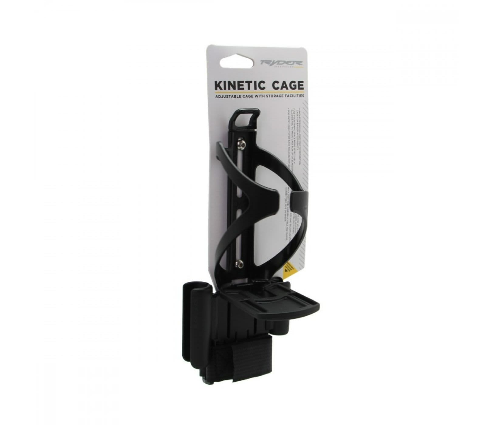 Ryder Kinetic Bottle Cage + inserts + straps 