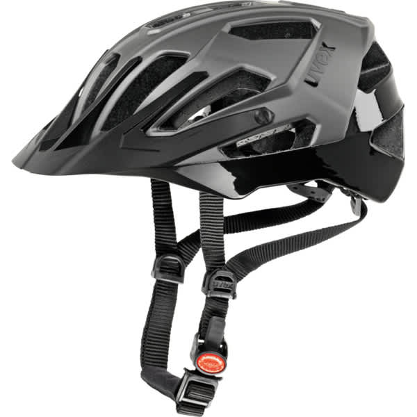 Uvex Quatro Dark Silver/Matt Black MTB Helmet