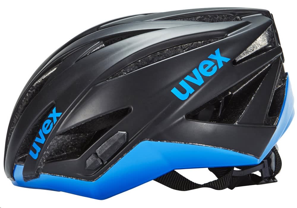 uvex Ultrasonic Race Road Helmet (Black/blue)