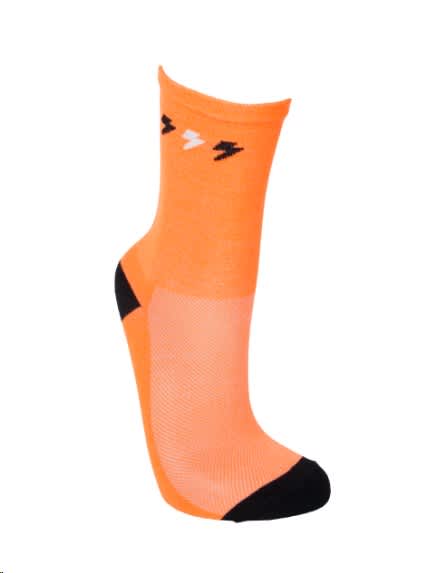 Wattz Unisex Orange Power Socks