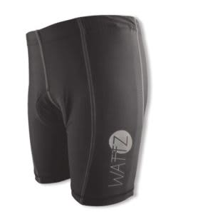 Wattz Junior Black Cycling Shorts