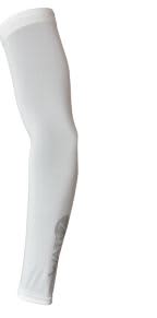Wattz Unisex White UV Arm Sleeves 