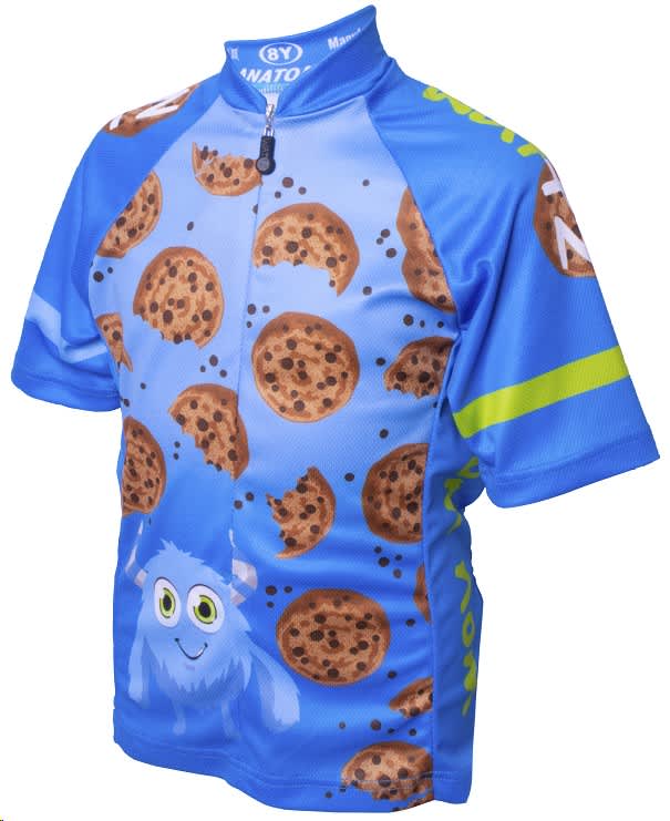 Wattz Junior Blue Nomnom Cookies Short Sleeve Jersey