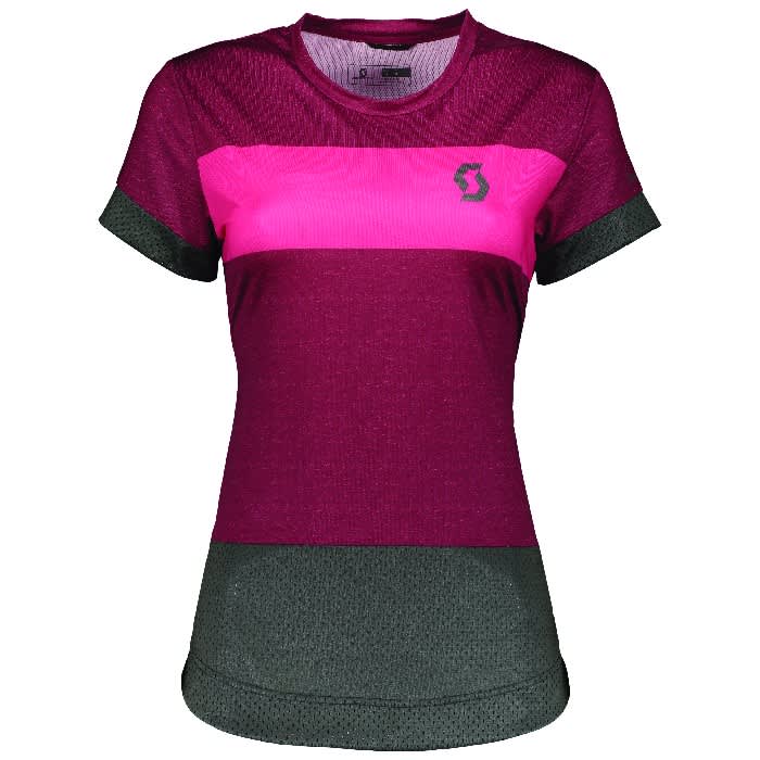 Scott Ladies Grey/Purple Trail 30 Short Sleeve Jersey