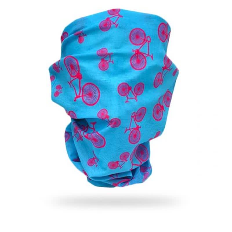 Wattz Ladies Turquoise/Pink Bikes Snood 