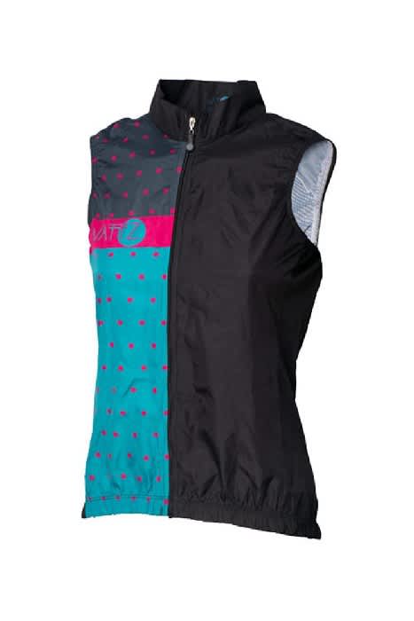 Wattz Ladies Turquoise Pink Amplify Gilet