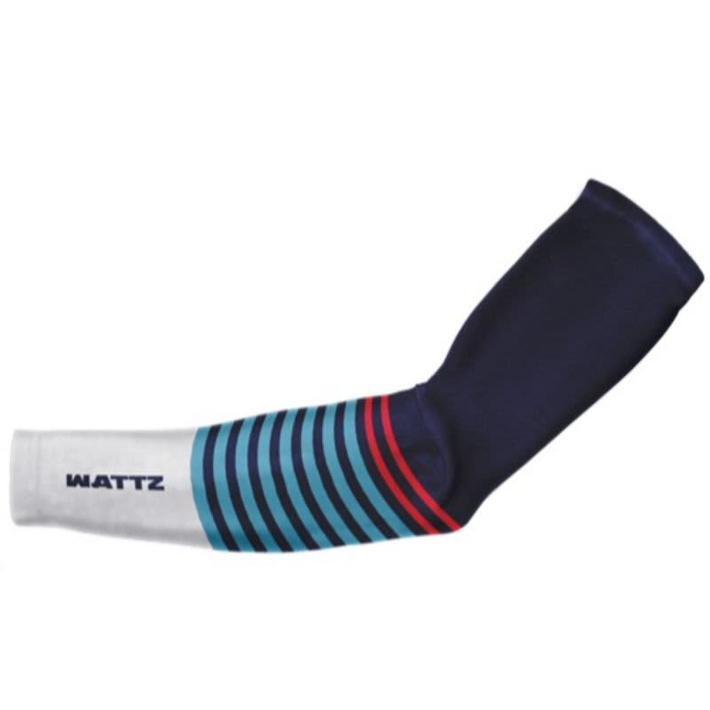 Wattz Unisex Blue UV Classic Stripe Arm Sleeve