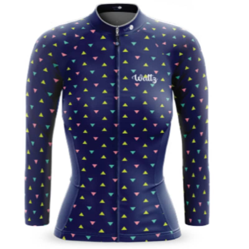 Wattz Amplify Geo Femme Ladies Blue Jersey