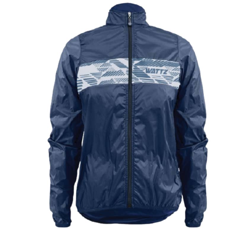 Wattz Men&#039;s Glich Blue Amplify Rain Jacket