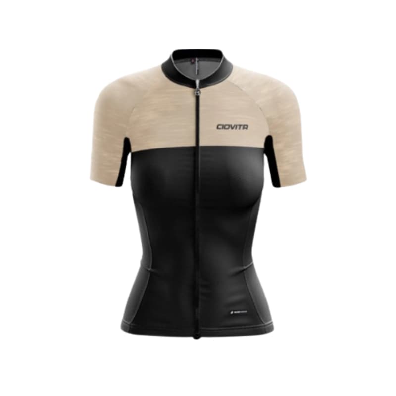 Ciovita Ladies Opera Racefit Stone Black Short Sleeve Jersey