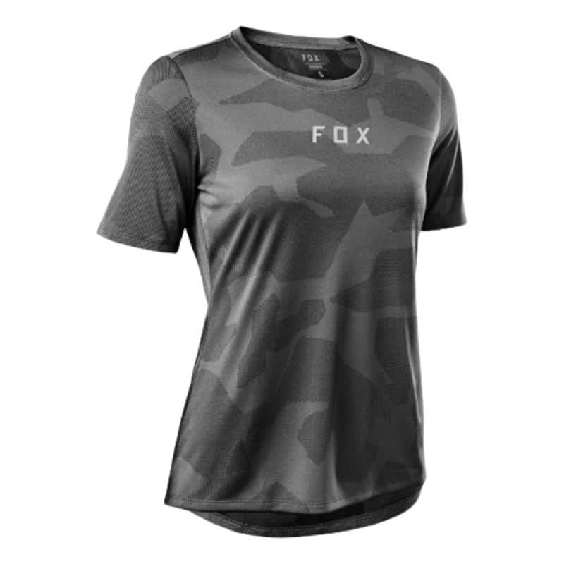 Fox Ladies Grey Camo Ranger TruDri Short Sleeve Jersey