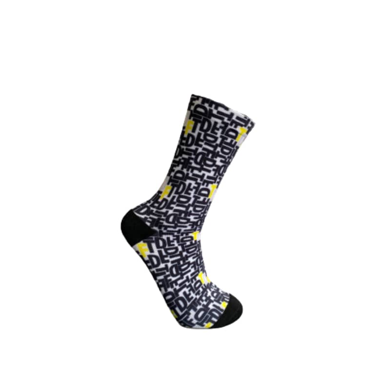 Tour de France White and Black Socks