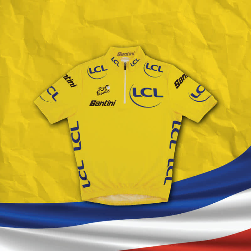 Santini TDF Leader Kids Jersey