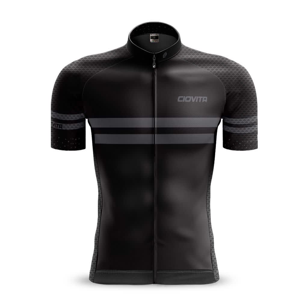 Ciovita Nero Supremo Mens Black Race Fit Jersey