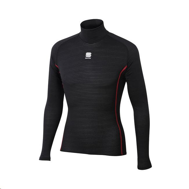 Sportful Men&#039;s Black Bodyfit Thermal Long Sleeve Base Layer