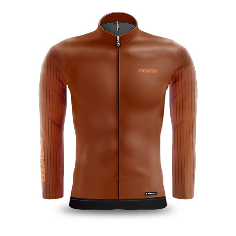 Ciovita Men&#039;s Rust Flyweight Long Sleeve Jersey