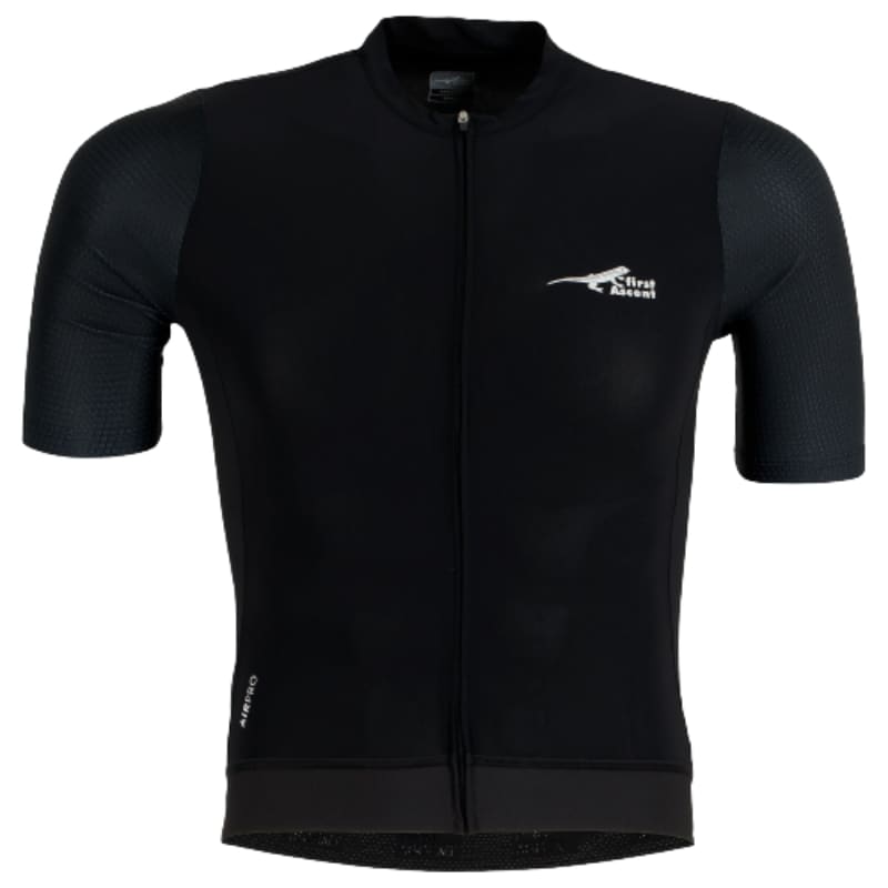 First Ascent Men&#039;s Black Vent Short Sleeve Jersey