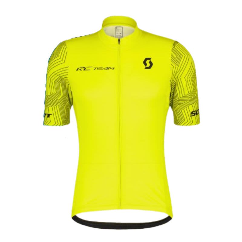 Scott Men&#039;s Yellow RC Team 10 Short Sleeve Jersey