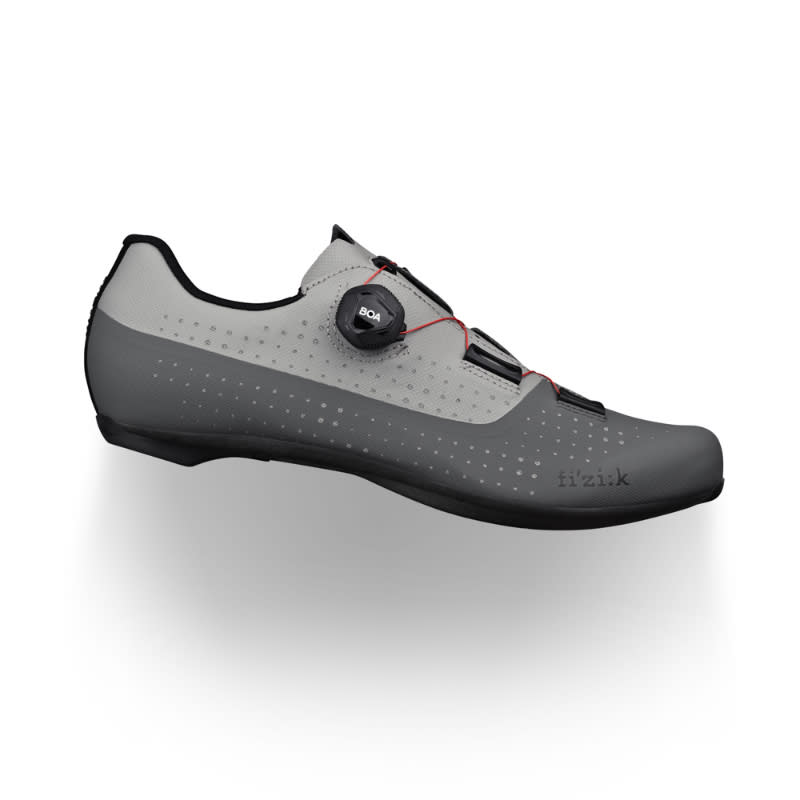 Fizik Unisex Grey/ Red Tempo Overcurve R4 Road Shoe