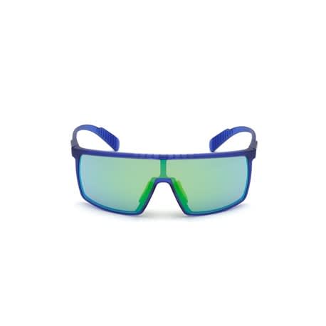 adidas Contrast Green Unisex Frosted Blue Sunglasses