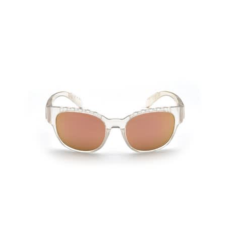 adidas Contrast Rose Ladies Frosted Crystal Sunglasses