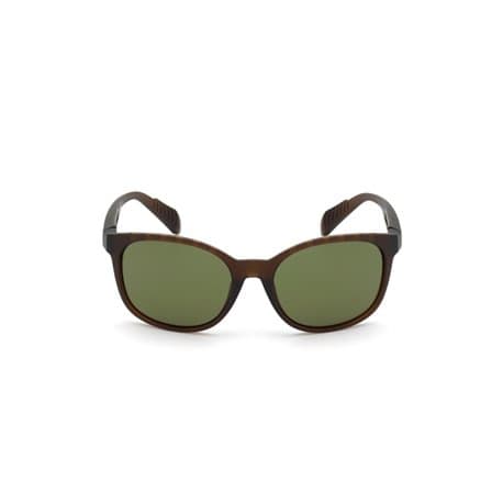 adidas Kolor Up Green Ladies Matte Brown Sunglasses