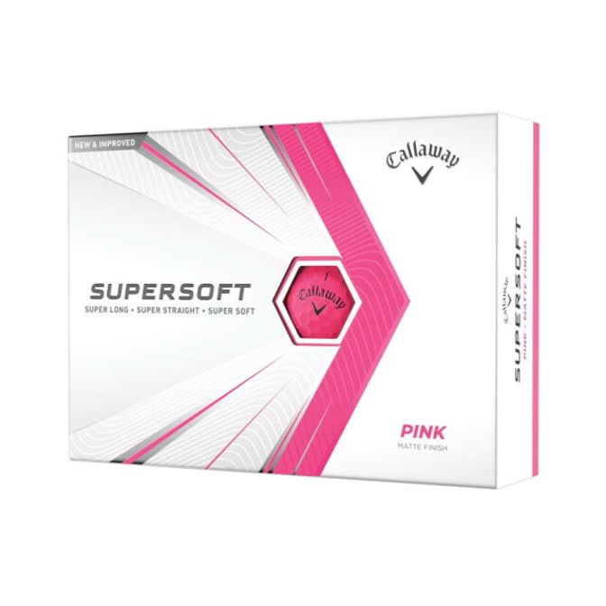 Callaway Supersoft 2021 Ladies Pink Golf Balls