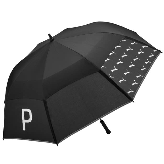 Puma Double Canopy Black Umbrella