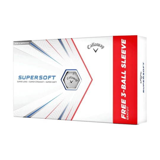 Callaway 2022 Supersoft Men&#039;s 15 Pack Balls