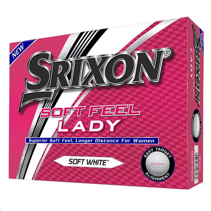 Srixon Soft Feel Ladies White Golf Balls