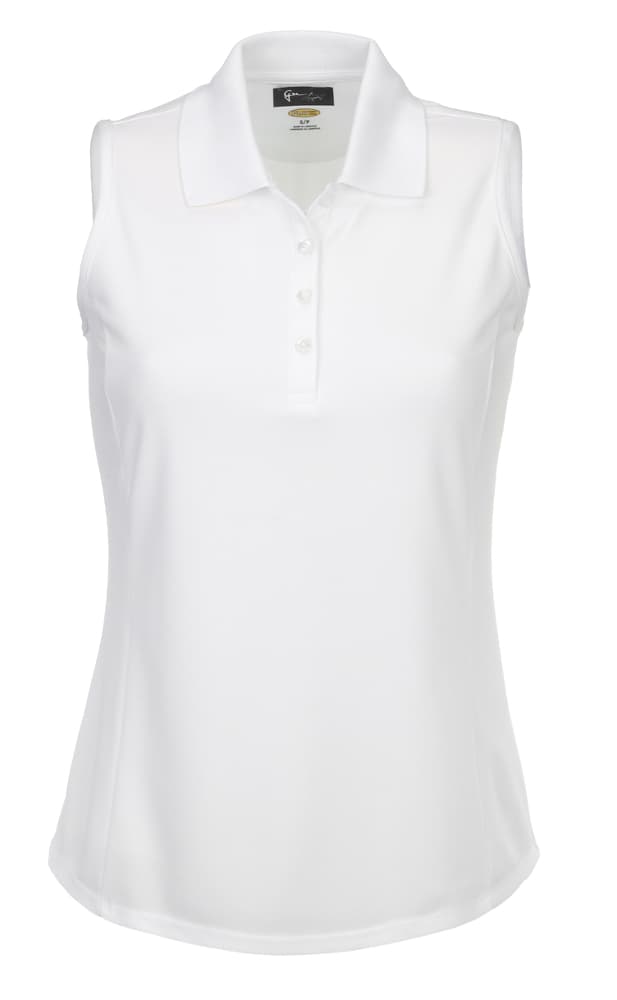 Greg Norman Protek Pique Ladies White Shirt 