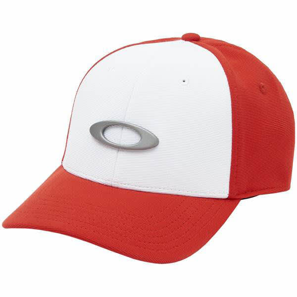 Oakley Tincan Mens Cap White/Red