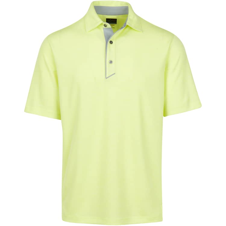 Greg Norman Texture Heather Shirt Yellow