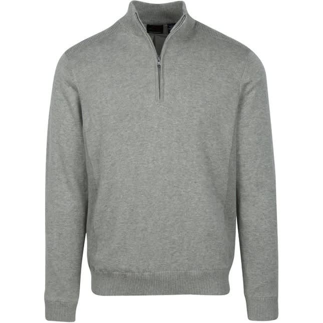 Greg Norman 1/4 Zip Wind Men&#039;s Grey Jersey