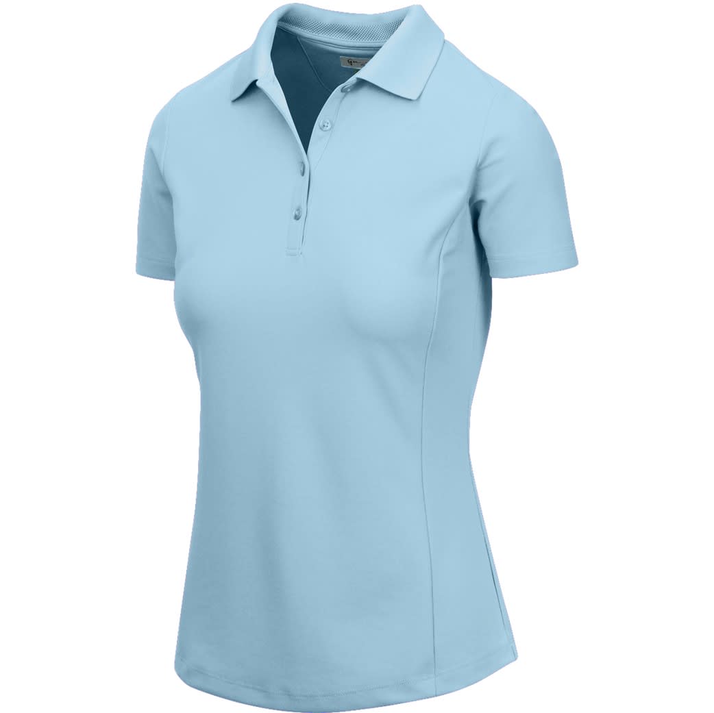 Greg Norman Protek Pique Ladies Blue Mist Shirt 