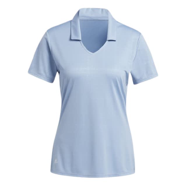 adidas Embossed Primegreen Ladies Sky Blue Shirt