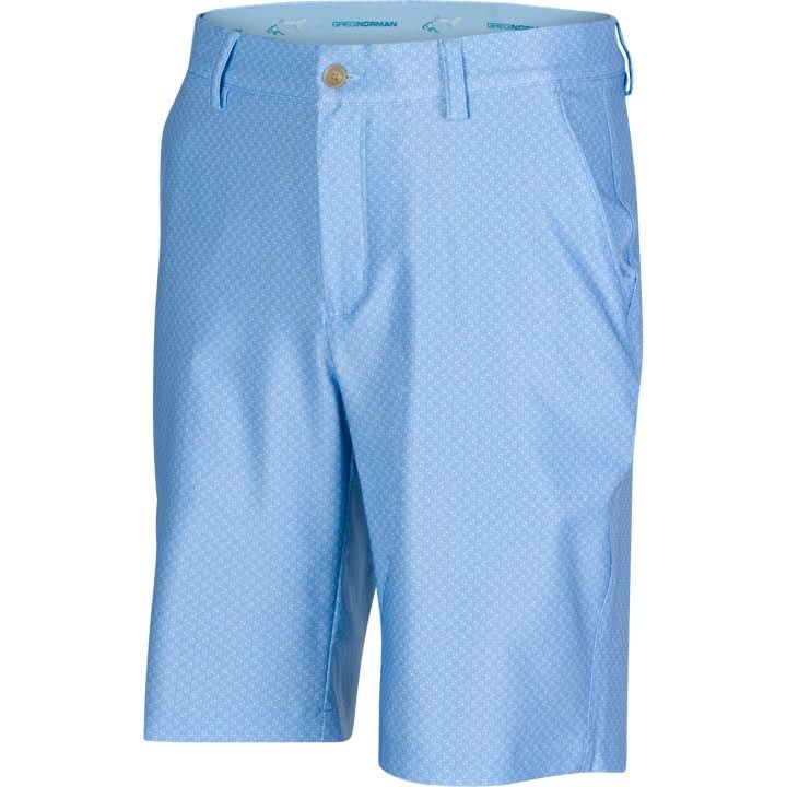 Greg Norman ML75 Micro Hybrid Flag Men’s Blue Shorts 