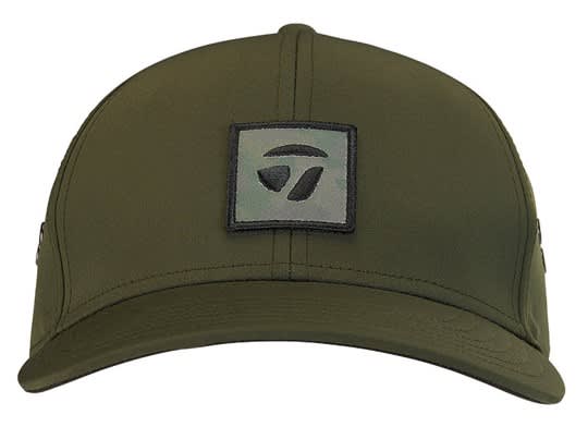 TaylorMade Lifestyle Camo Patch Mens Green Cap 