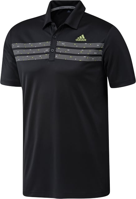 adidas Chest Print PrimeGreen Men&#039;s Black Shirt