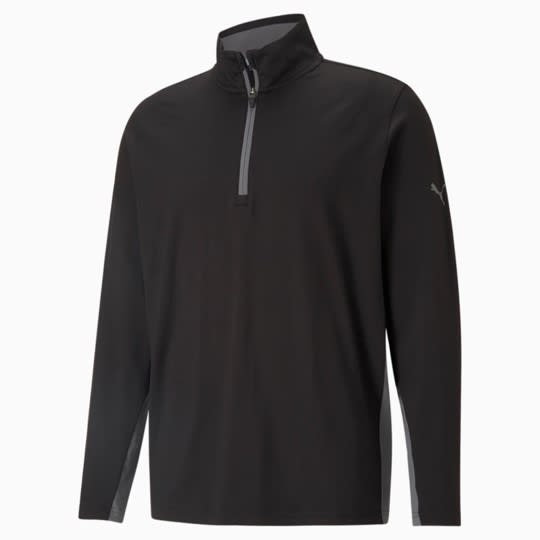 Puma Gamer Quater-Zip Men's Black Jersey