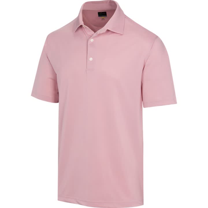 Greg Norman Freedom Micro Pique Men’s Pink Shirt