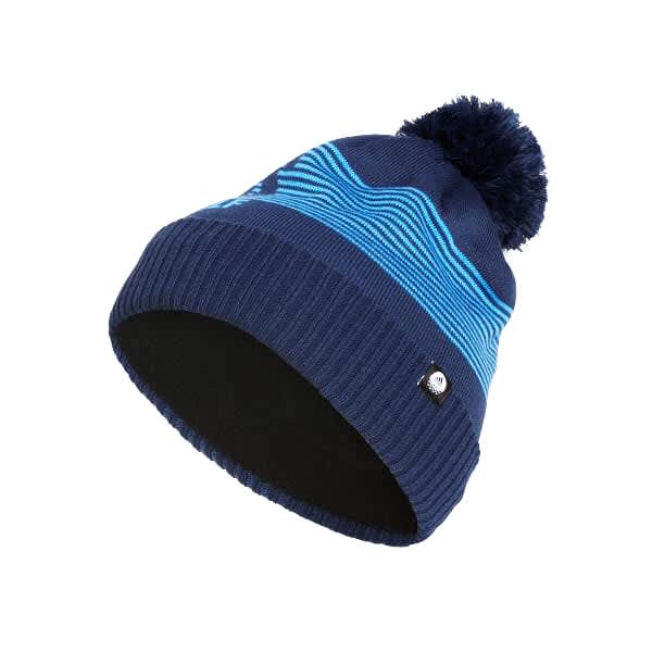 adidas Font Men's Navy Pom Pom Beanie 