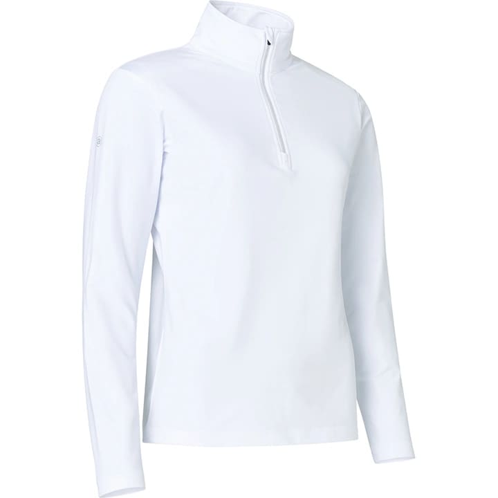 Abacus Dunbar Half Zip Ladies White Jacket