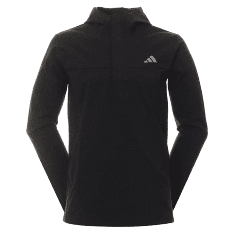 adidas Ripstop Quarter Zip Men&#039;s Black Pullover 